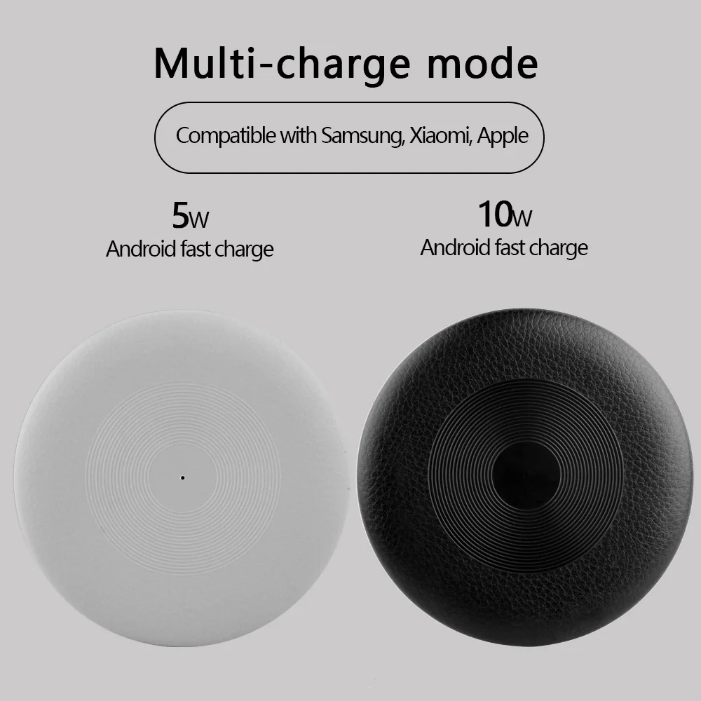 10W Fast Wireless Charger For Samsung Galaxy S10 S9/S9+ S8 Note 9 Qi Wireless Charging Pad for iPhone 11 Pro XS Max XR X 8 Plus