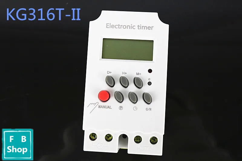 

Digital LCD Programmable Electronic Timer Switch AC 220V 25A KG316T-II