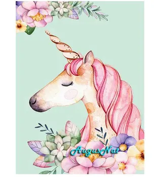 

5d diy diamond painting full square unicorn wall art cartoon diamond dots animals home decor diamond drawing gemstone pasted art