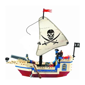 

304 Pirates Of The Caribbean Brick Bounty Pirate Ship Building Blocks set Pirates Figure Toys Gifts For Kids