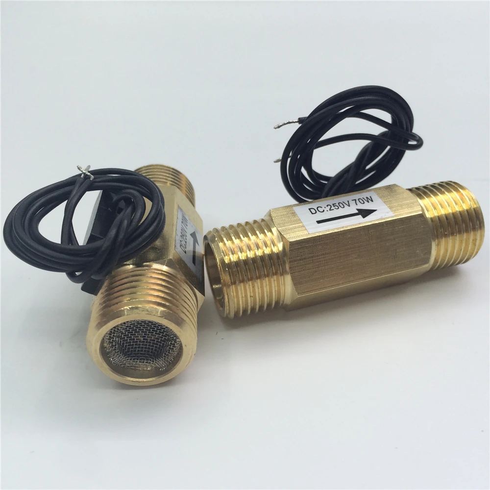 G1/2 &quotDC250V 70 Вт внешние зубы Reed Тип Магнитная водонагреватель индукции латунь