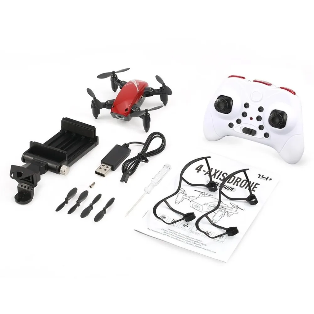 S9 S9W Складная RC Мини Drone Карманный Дрон Micro Drone вертолет с WI-FI FPV 0.3MP Камера 360 градусов Дрон