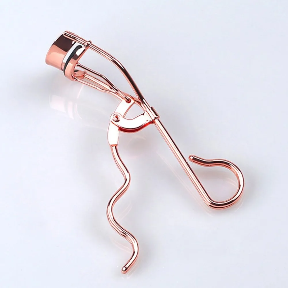 

1pc Rose Gold Makeup Eyelash Curler Curling Stainless Steel Grip Eyelash Clip Eyelash Cosmetic Makeup Tools Accessories