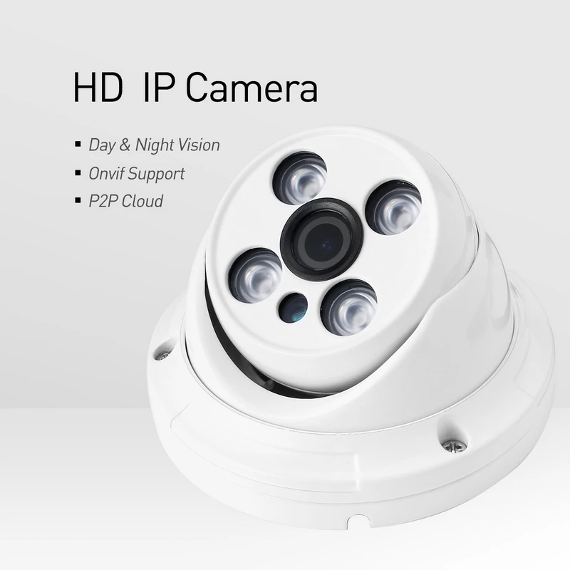 Водонепроницаемая ip камера 1080P с 4 светодиодными пулями 2.0MP наружная безопасности
