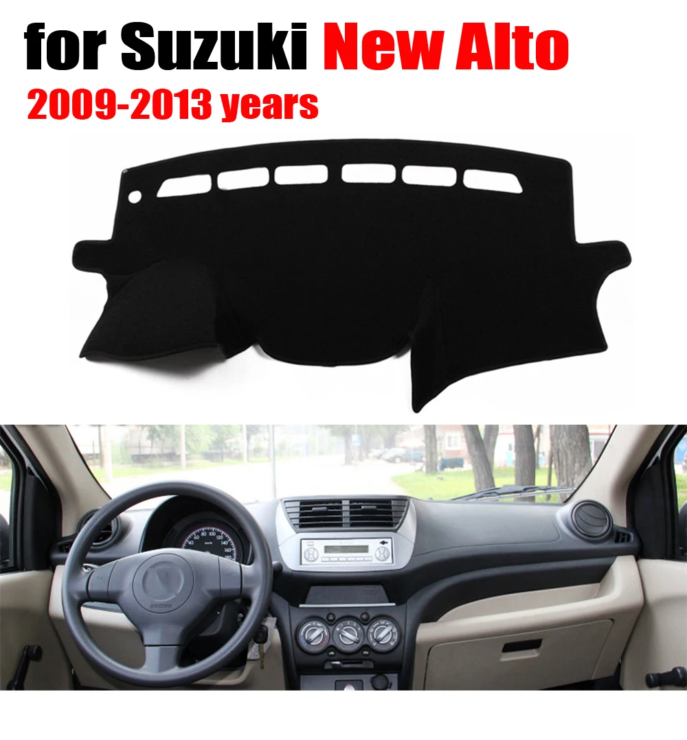 Car dashboard covers for Suzuki New Alto 2009 2013 years Left hand drive dashmat pad dash cover