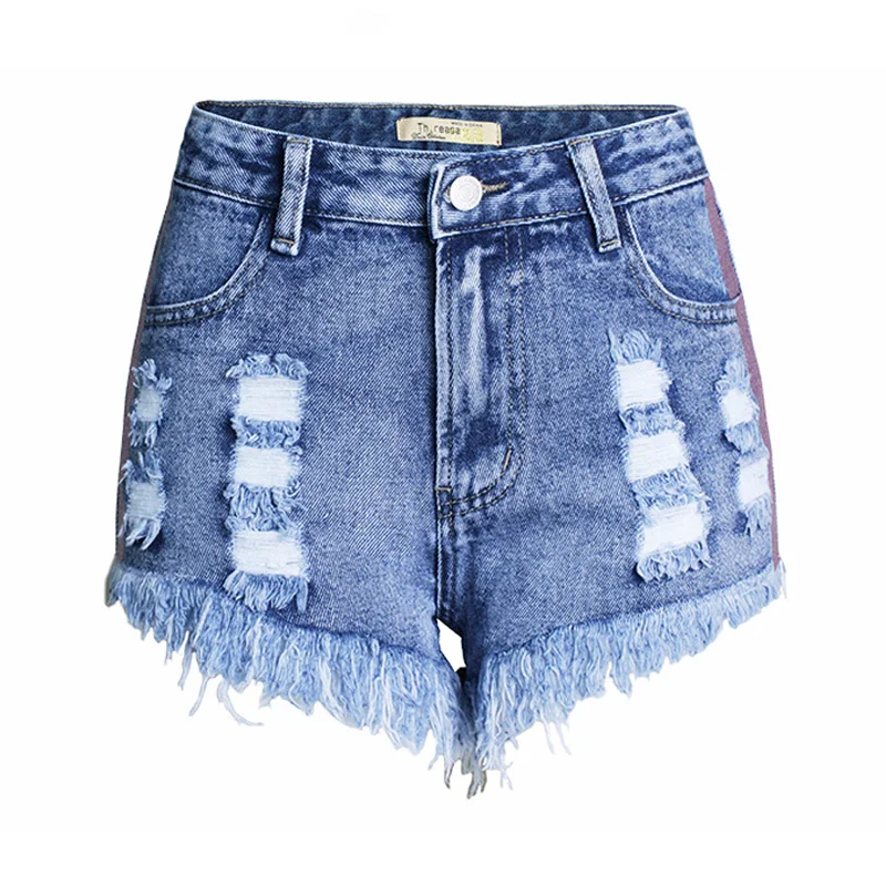 Fringe Tassel Jeans Shorts Summer 2018 High Waisted Shorts Women Plus ...
