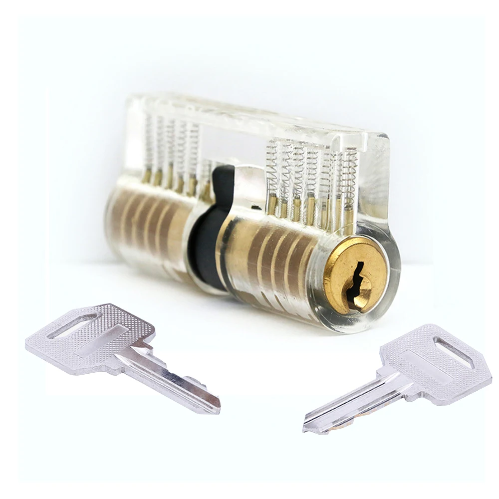 CHKJ Transparent Copper Lock Cutaway Training Skill Professional Visable Practice Padlock Pick View For Locksmith