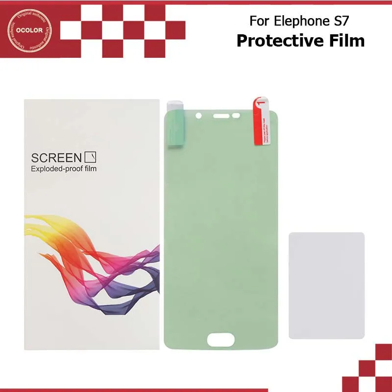 

ocolor For Elephone S7 Non-glass film Shock Shield Ultrastrong Soft Explosion Proof Screen Protector For Elephone S7 Phone