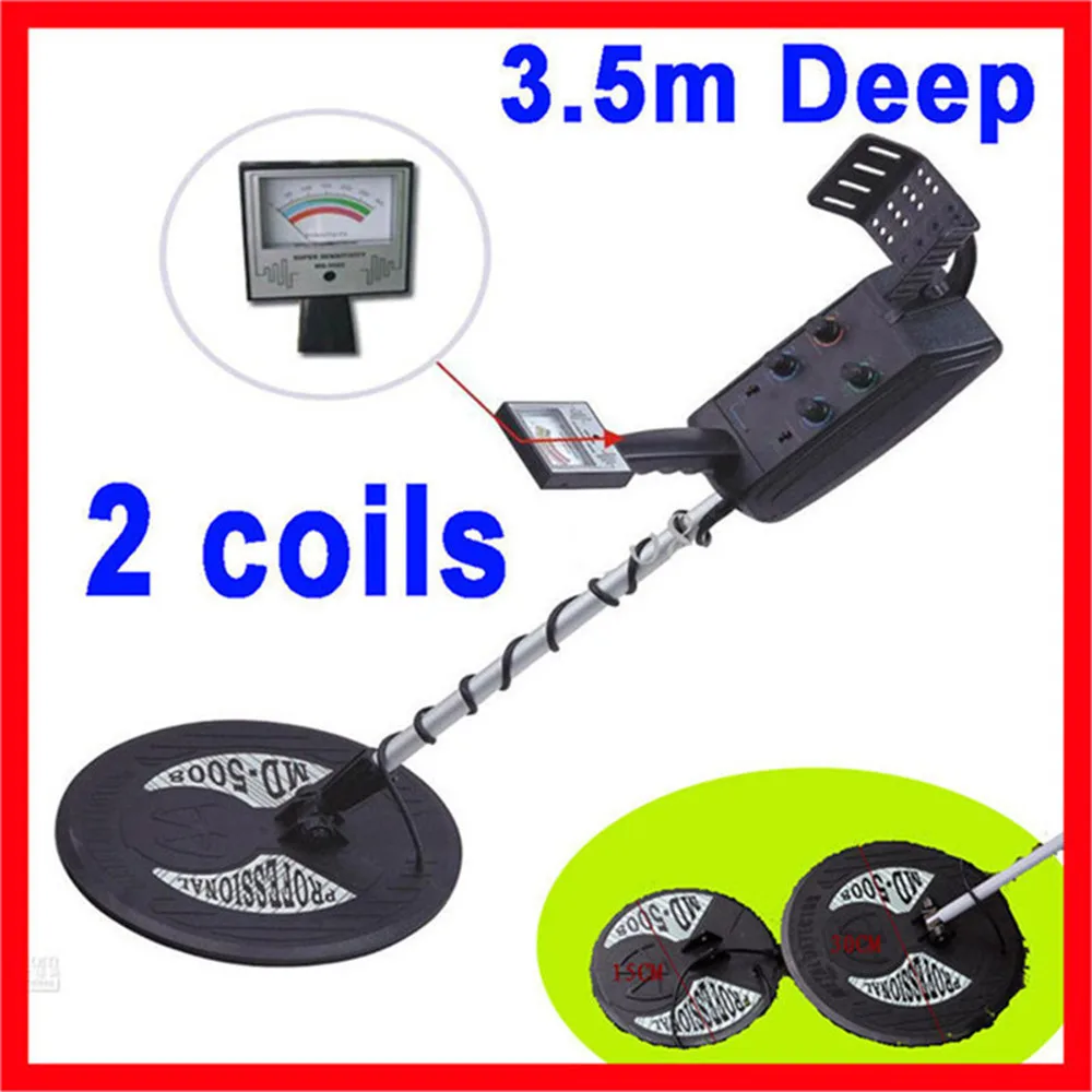 

Orignal MD-6350 Deep Search Metal Detector Professional Underground Gold Detector MD6350