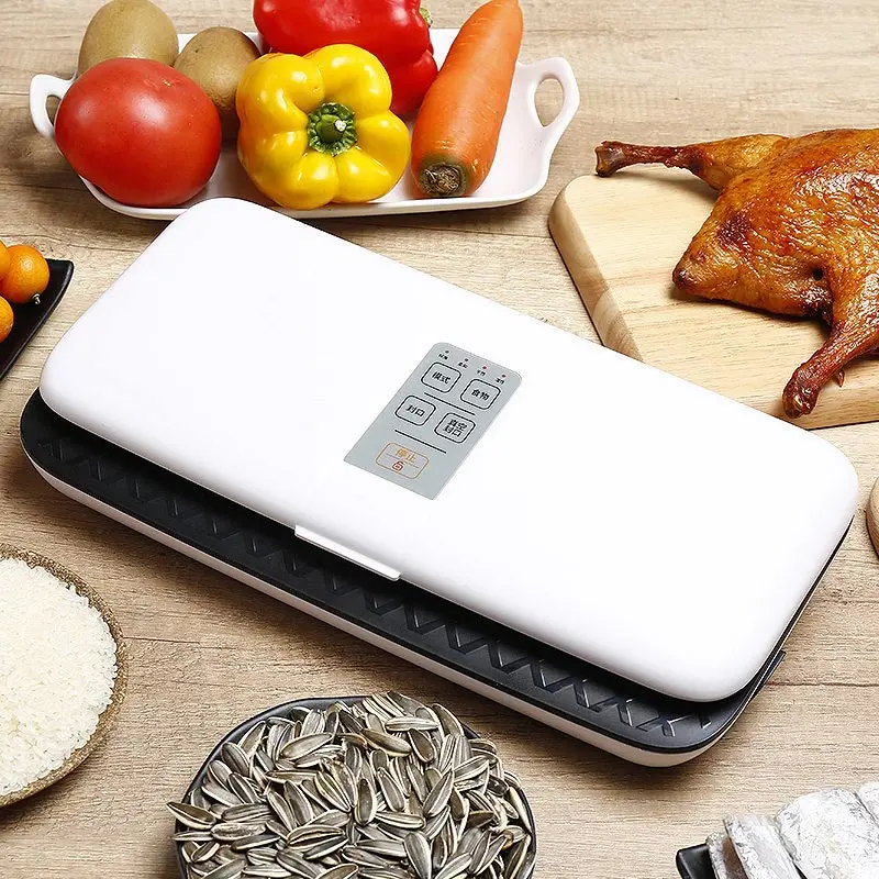 

YTK Vacuum Sealer Best Fully Automatic Mini Portable Household Food Wet Dry 220-240V 110W 356x179x76mm Packaging Machine Sealing