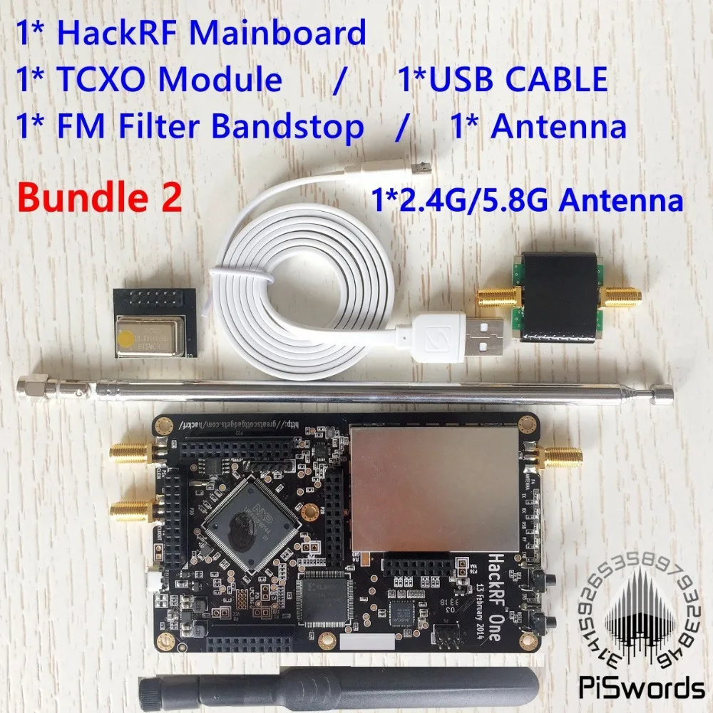 HackRF One SDR программно определяемое радио 1 МГц до 6 ГГц материнская плата набор для