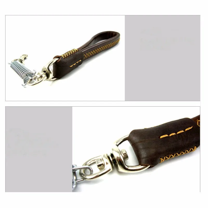 50CM-Handmade-Stitch-Cowhide-Leash-Leads-For-Medium-Large-Dog-High-Quality-Leather-Short-Leash (3)