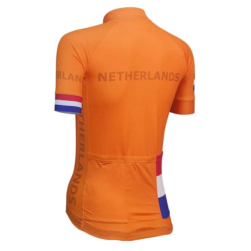 womens orange cycling jersey