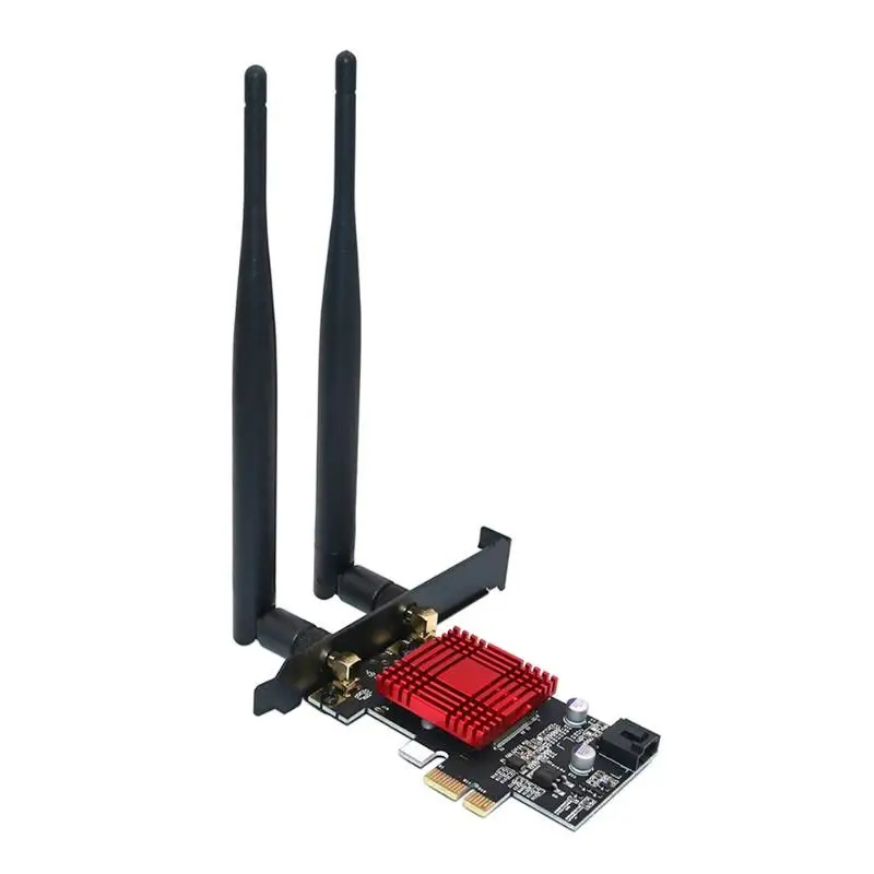 NGFF M.2 ключ B к PCI-E X1 адаптер ssd конвертер с теплоотводом для Intel 7265/8260/8265 | Компьютеры