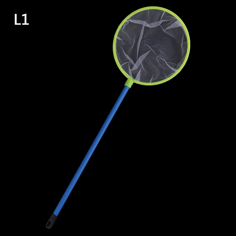 Ручка мини рыболовная сеть аквариумная рыбка инструмент для улова рыболовная сеть аквариумная Рыбная цистерна очиститель слишком круглые аксессуары случайный - Цвет: L1