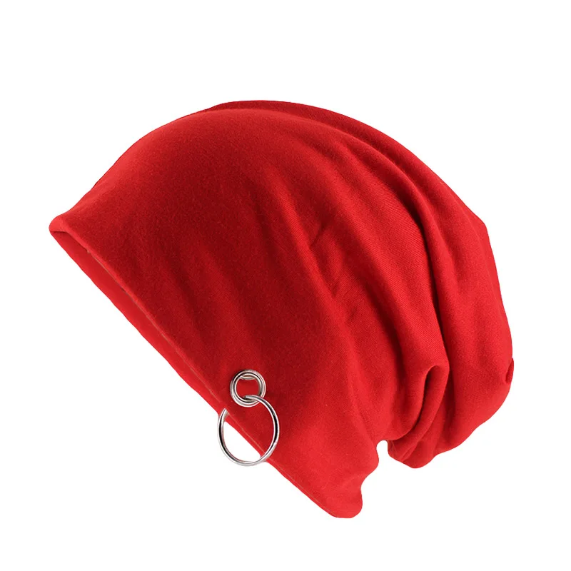 Miaoxi, стиль, модная, для взрослых, унисекс, одноцветная шапка с обручем, повседневная, для женщин, теплая, шапочки, Skullies, новинка, для мужчин, Gorros, шапки - Цвет: Красный
