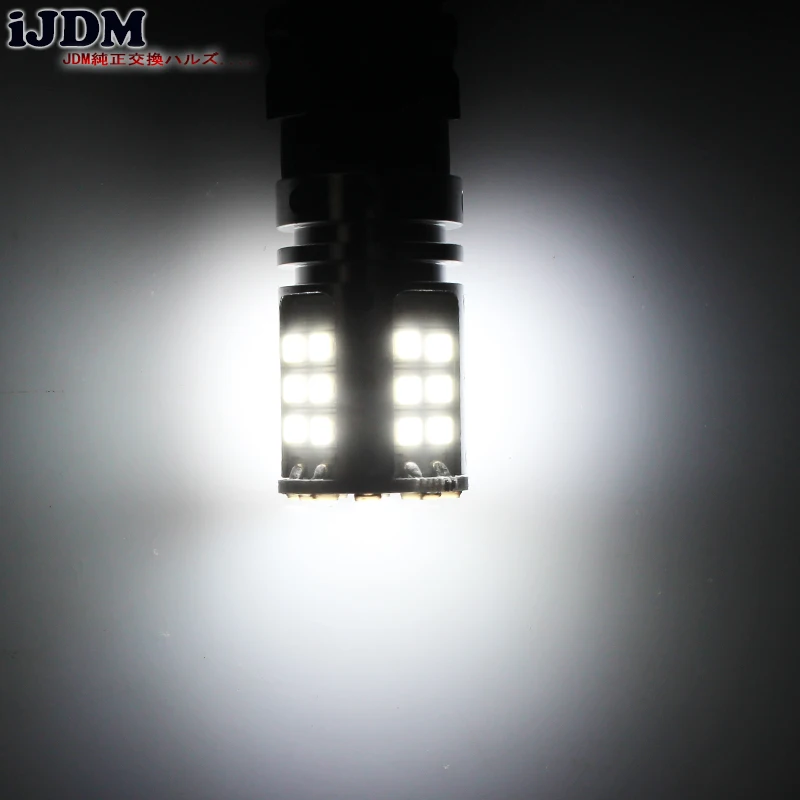 IJDM 3157 светодиодный 6000K белый 32SMD 3357 3457 4114 T25 светодиодный лампы для дневных ходовых огней, DRL Для 2011 и выше Jeep Grand Cherokee