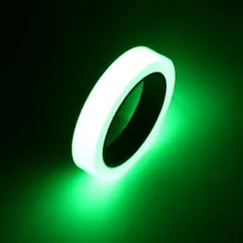 Reflektierende Glow Luminous Leuchtstoff Band Nachtsicht Glow In Dark Selbst-klebe Warnband Sicherheit Sicherheit Dekoration Bänder