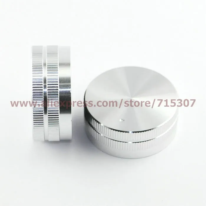 silver aluminum potentiometer knob40x17x6 (3)