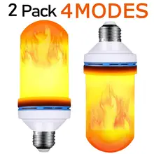 Brand New Flame bulb, LED flame effect bulb 4 modes, E26 standard base, analog decorative lights, for holiday decoration / hotel