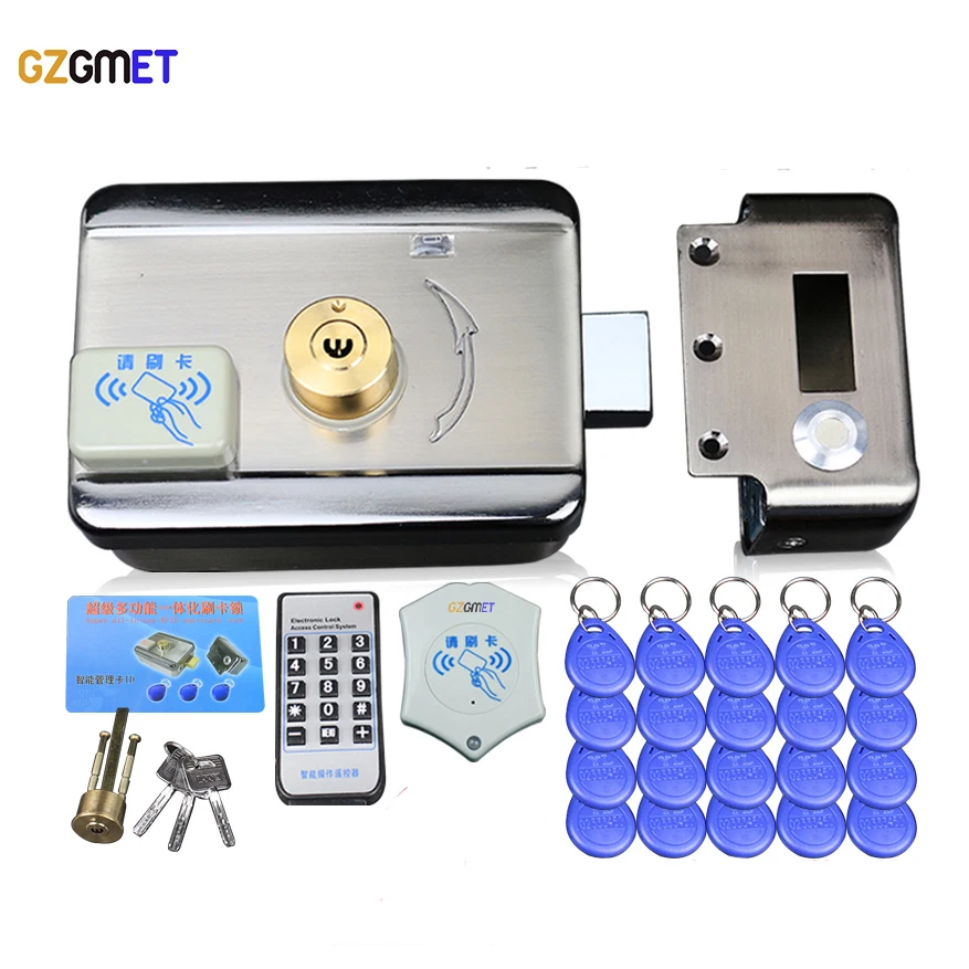 GZGMET Stainless Steel Electric Lock Entry Device Door Access Control