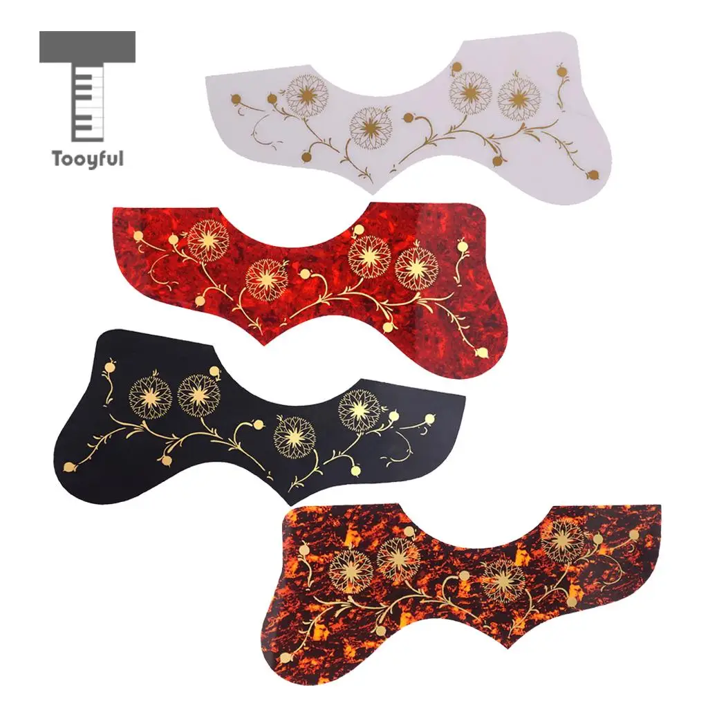 Tooyful Finest PVC Adhesive Left-handed Guitar Pickguard Scratch Plate for 40'' 41'' Acoustic Guitar Replacement Part