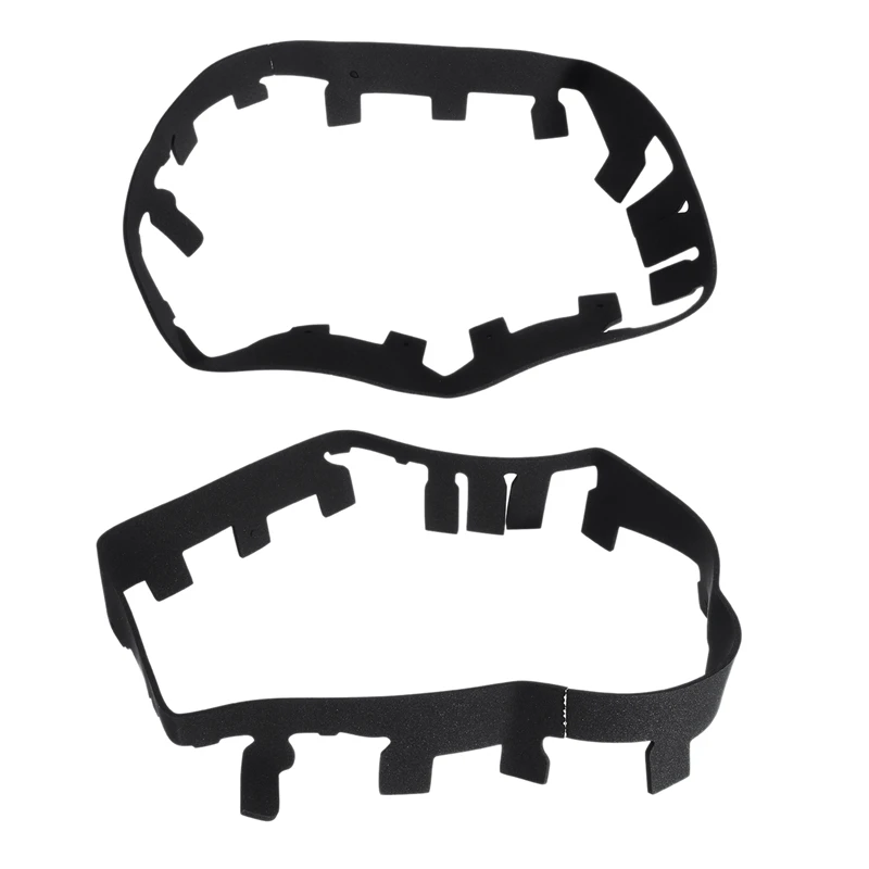 

2Pcs Car Front Headlamp Headlight Lens Gasket Seal Cover for Chevrolet for Corvette C6 2005-2013