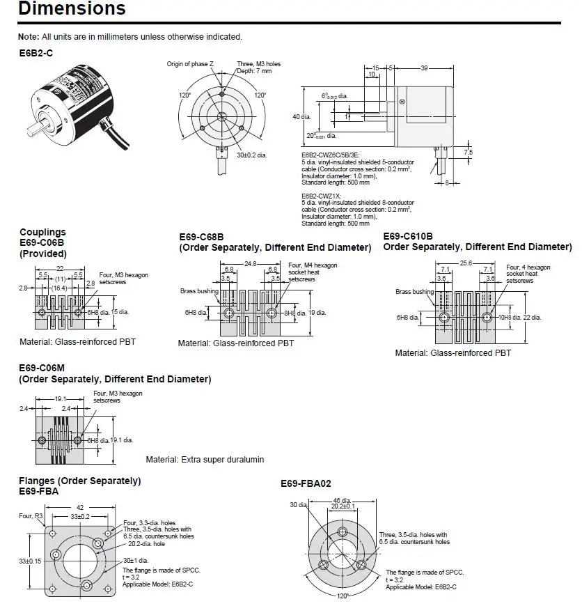 E6B2-CWZ1X 1000 P/R OMR Инкрементальный ротационный кодер 5 V DC драйвер линии Выход 1000PPR E6B2CWZ1X E6B2 CWZ1X