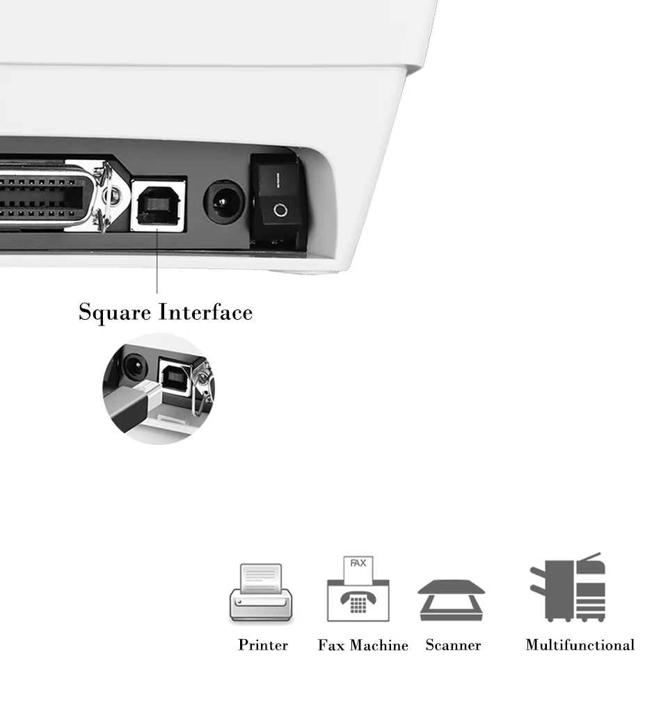 Новое поступление USB линия печати 2,0 линия передачи данных Высокоскоростной квадратный рот USB принтер линия для факса сканер Многофункциональный