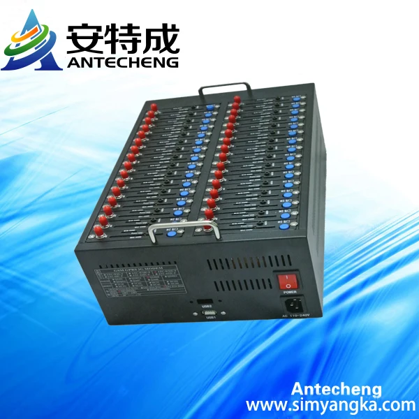 32 port modem pool with Q24plus tcp/ip at command bulk sms