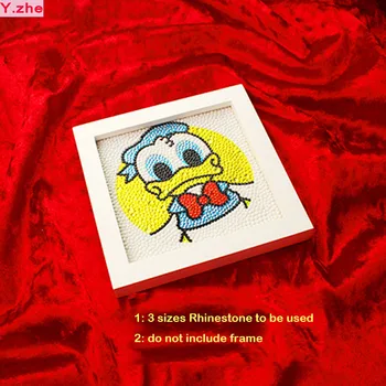 

New Cute Duck Painting Diy 5D Diamond Painting small Duck Full Embroidery 3 Sizes Round Diamond Rhinestone 15*15cm Painting