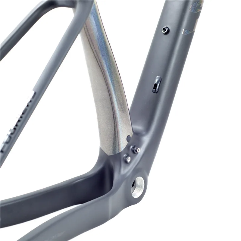 Clearance LAMINAR SUMMIT Bicycle MTB New High Steel Carbon Fiber Mountain Bike Frame 29 inches Compatible with 27.5 inches 4