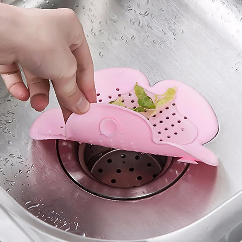 

Kitchen Sink Drain Silicone Hair Catcher Bathroom Stopper Strainers Shower Cover Basin Sink Filters Floor Drain Kitchen