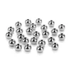 50pcs/lot 304 Stainless Steel Round Ball Beads Steel Tone 2 3 4 5 6 7 8mm with Large Hole European Space Beads for DIY Jewelry ► Photo 3/3