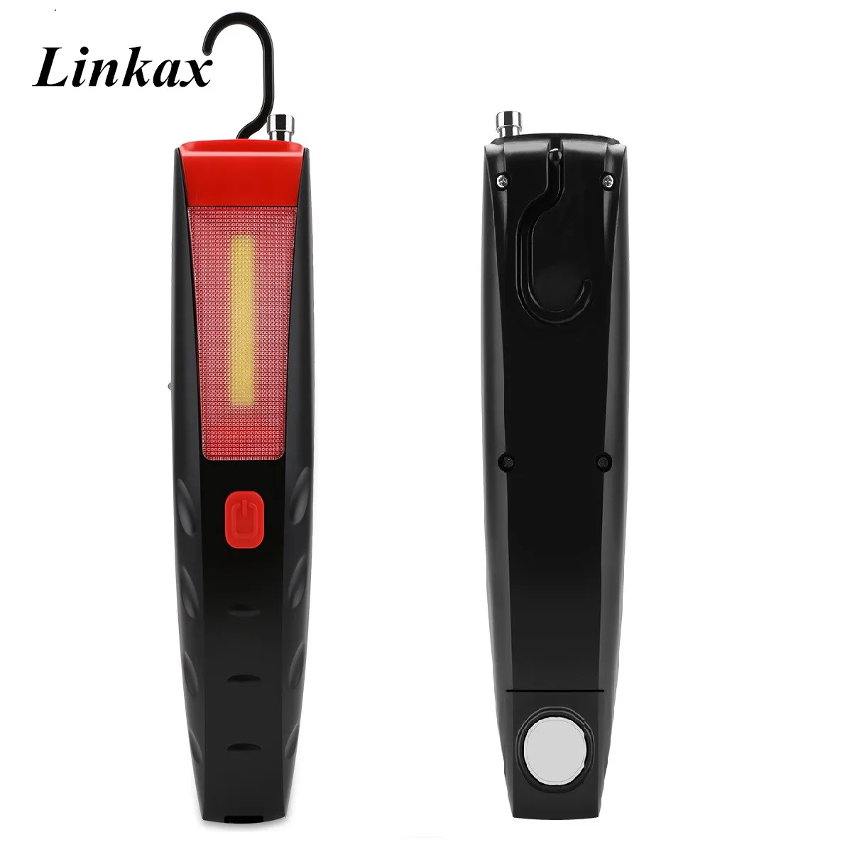 

Magnetic COB 2LED Work Light Lamp USB Rechargeable Built in Battery LED Flashlight Torch With Pick Up Tool Function Lamp