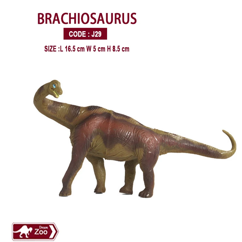 ZXZ Jurassic Dinosaur Action Figures Toys Herbivorous Series Brachiosaurus Puzzle &amp Dragons Hand Painted Boys Favourite Toy | Игрушки и