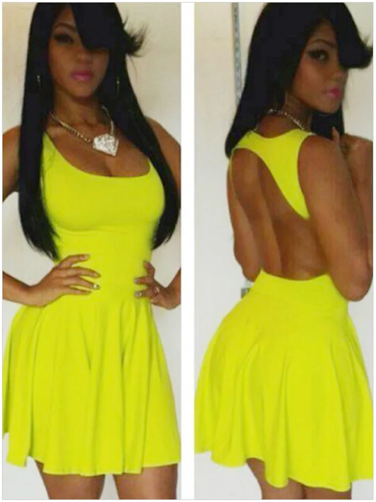 Summer Dress 2014 Casual Dress Neon ...