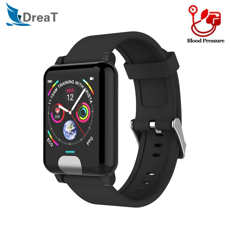 

Smart Watch Men Fitness Tracker Blood Pressure ECG PPG Heart Rate Monitor Bluetooth Women Sports Wristband for IOS Android Phone
