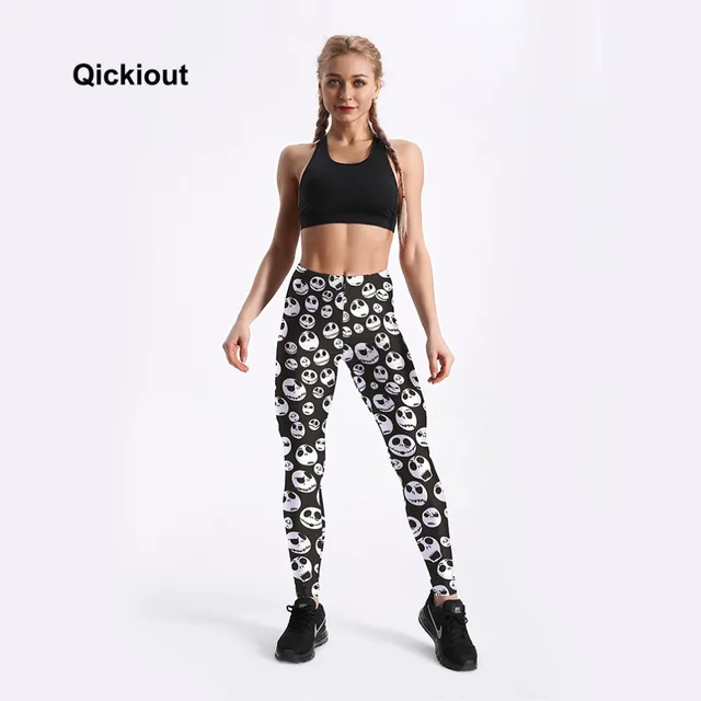 Leggings de Qickitout jeggings mujer fitness de entrenamiento negro polainas divertido cráneo mal pantalones sonrisa leggings con estampado Digital Leggings de Qickitout jeggings mujer fitness de entrenamiento negro polainas divertido cráneo mal pantalones sonrisa leggings con estampado Digital
