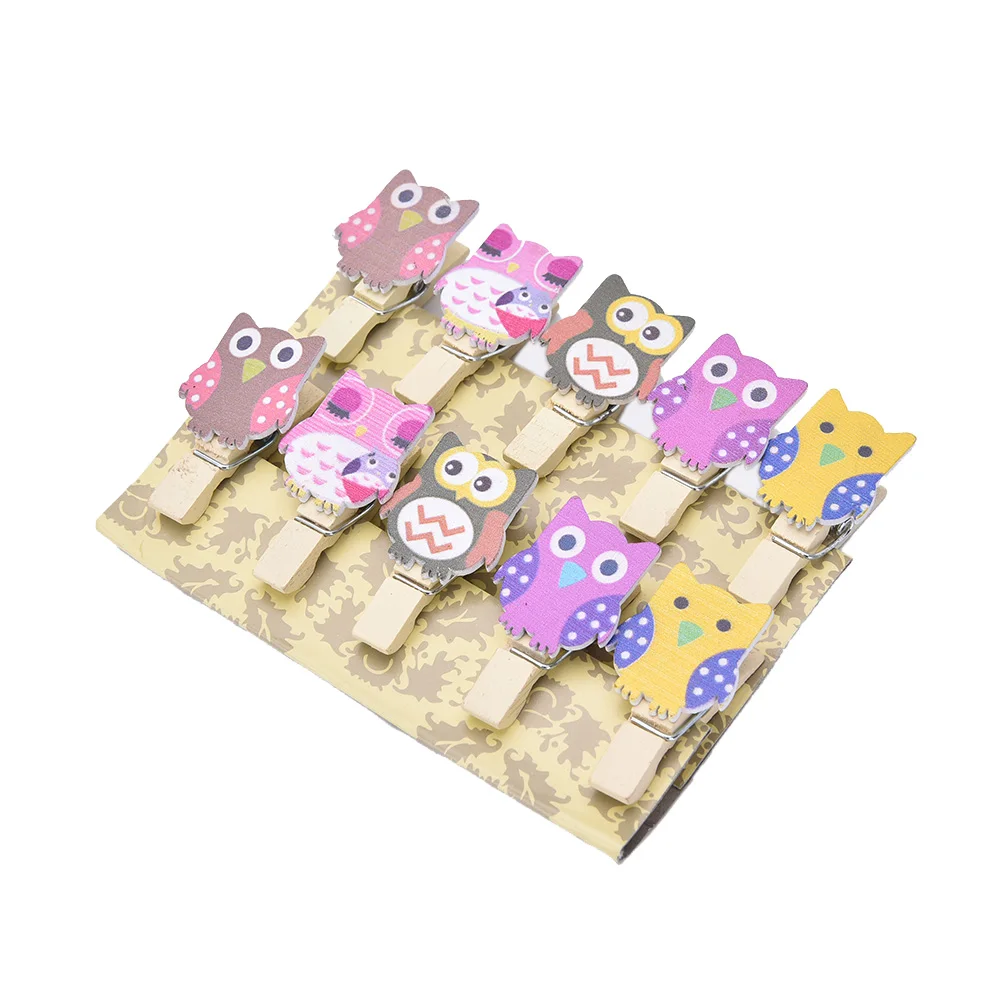 10PCS Mini Plane Shape Wooden Clothes Photo Paper Peg Pin Clothespin Craft Postcard Clips Home Wedding Decoration|Бельевые прищепки|