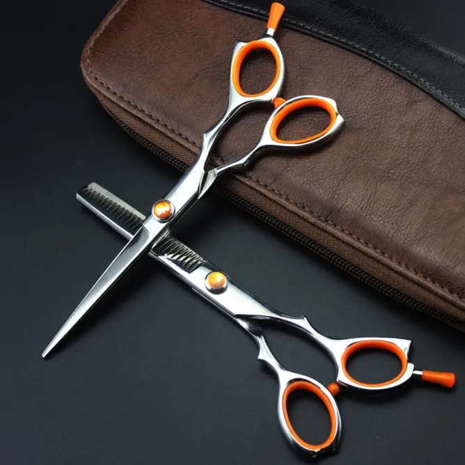 professional 6 inch Japan 9cr13 thinning shears cutting barber cut hair