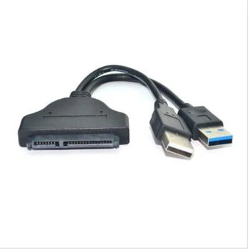 

SATA cable line USB2.0 Mini size small simple use USB2.0 + USB3.0 to 2.5 " SATA drive line 22pin port