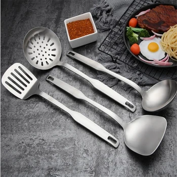 

Stainless Steel Long Handle Soup Ladle /Colander Spoon/ Shovel /Spatula Turner Cooking Tool Kitchen Gadget
