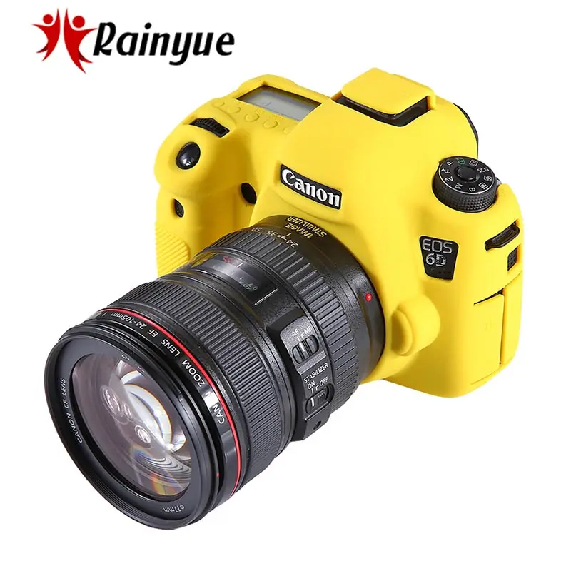 PULUZ Cover Case for Canon EOS 6D Soft Silicone Rubber Camera