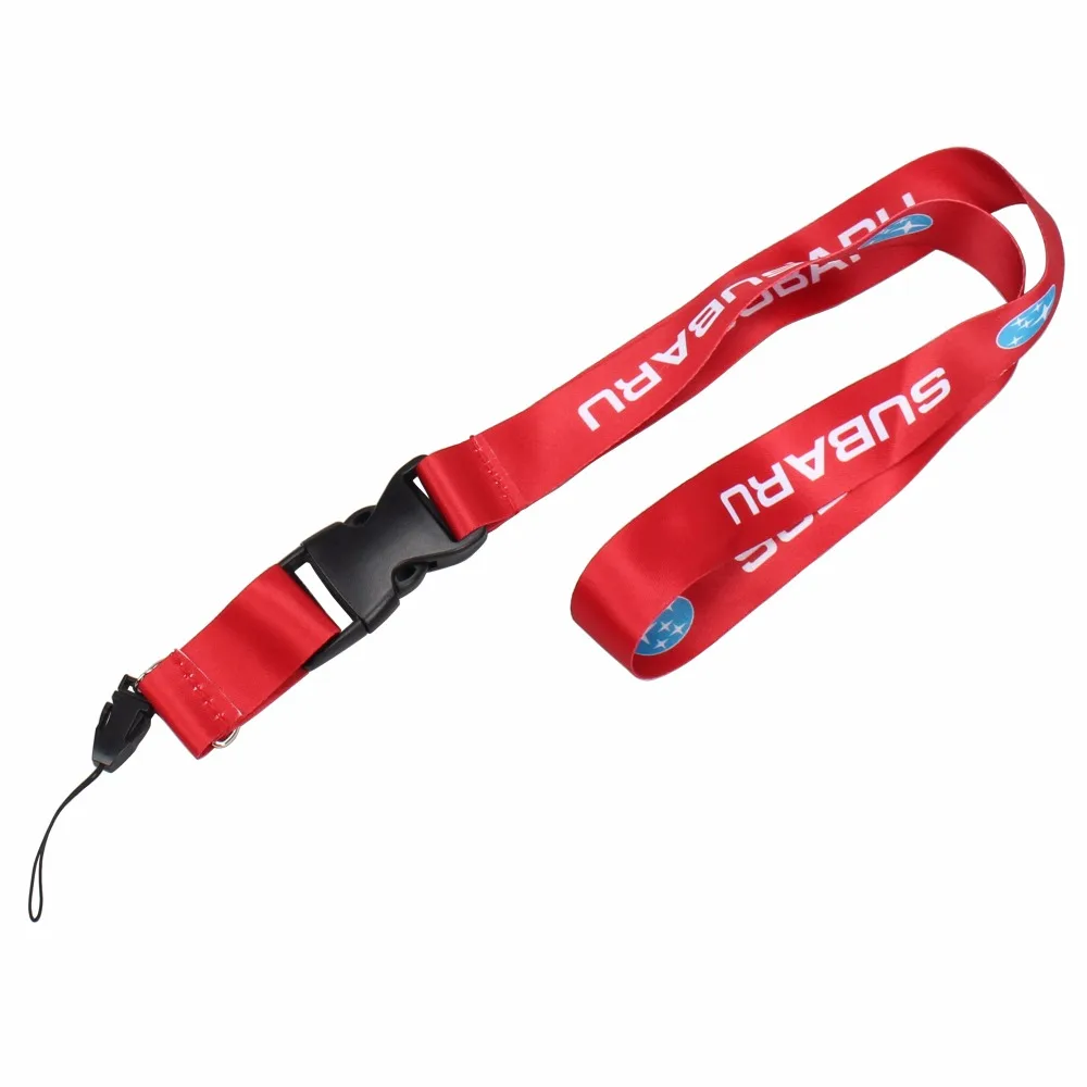 

Universal Car Styling Racing Lanyard with Neck Strap Key Chain for Subaru XV Forester Outback Legacy BRZ WRX