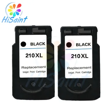 

Hisaint 2pk Refill Black Ink Cartridges For Canon 210 PG210 for Pixma MP240 MP250 MP280 Inkjet Printer 2017 Hot 210XL Ink Box
