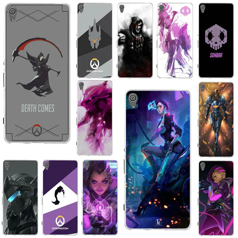 

Games Overwatchs Ow Ana Soft Silicone Mobile Phone Case for Sony Xperia M2 M4 M5 E3 E5 T3 XA Z Z1 Z2 Z3 Z4 Z5 Compact Z5 Premium