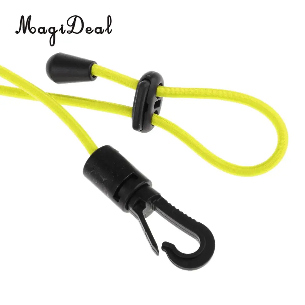 Perfeclan Elastic Safety Kayak Boat Paddle Leash Fishing Rod Cord Bungee Rope for Diving Fishing Boat Sailing Equipment