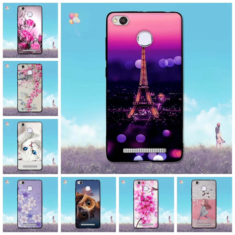 

Case For Xiaomi Redmi 3x Case Silicone Back TPU Phone Cover For Xiaomi Redmi 3X Cover Painted Shells Funda For Redmi 3x Case Bag