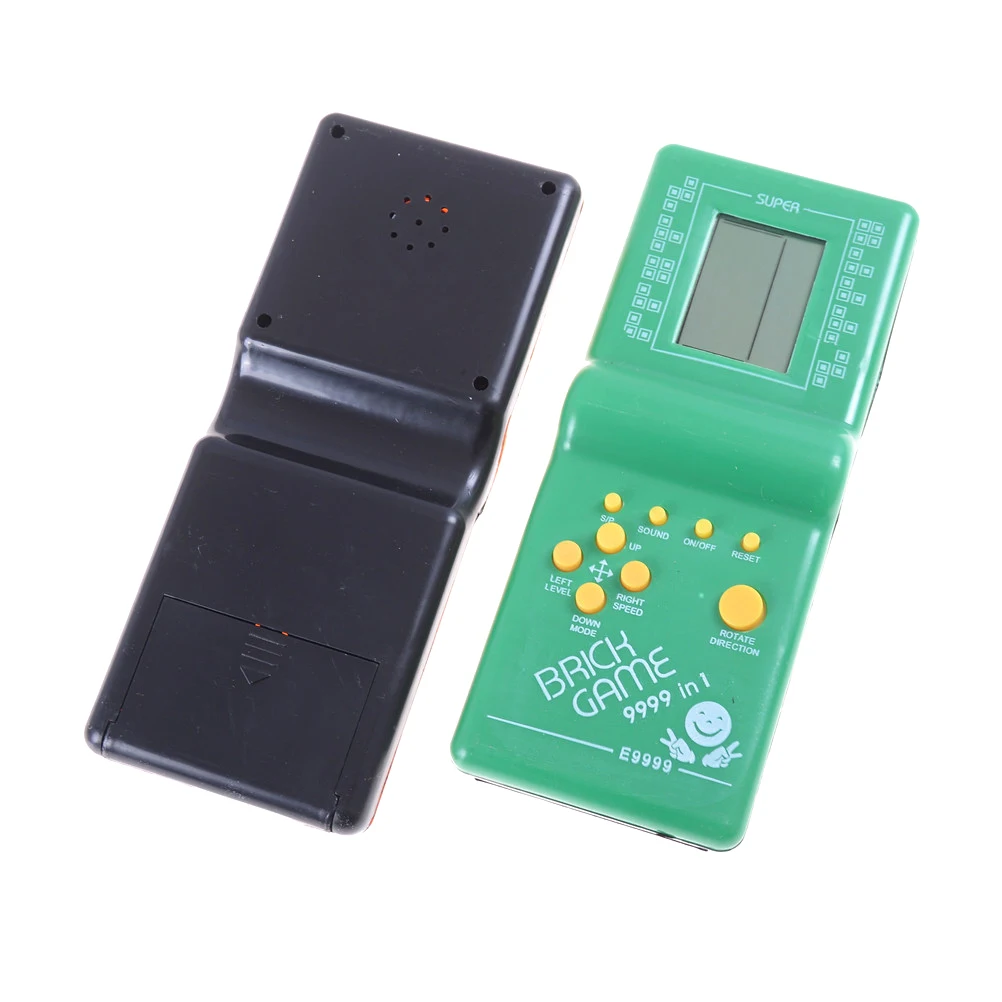 New Machine Tetris Brick Game Classic Handheld Game Machine with Game Music Playback Without Battery For Kids